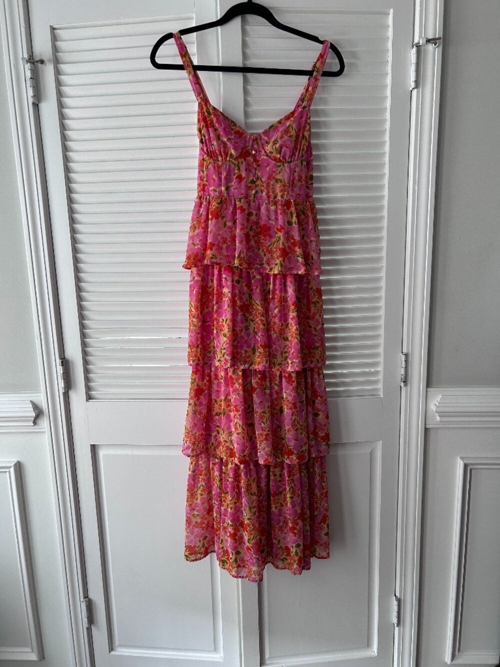 ASTR the Label pink floral dress size small
